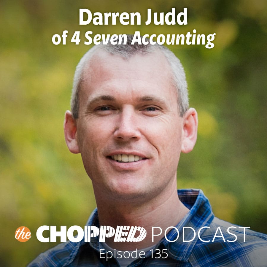 Picture of Darren Judd who is the guest on the Chopped Podcast Episode 135