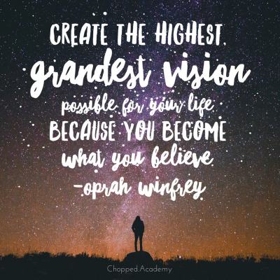 This quote from Oprah Winfrey on creating the highest, grandest vision of your life, fits perfectly with the FriChats discussion between Cara & Marly on why you need to let go of your Fear of Being a Leader (FOBAL)
